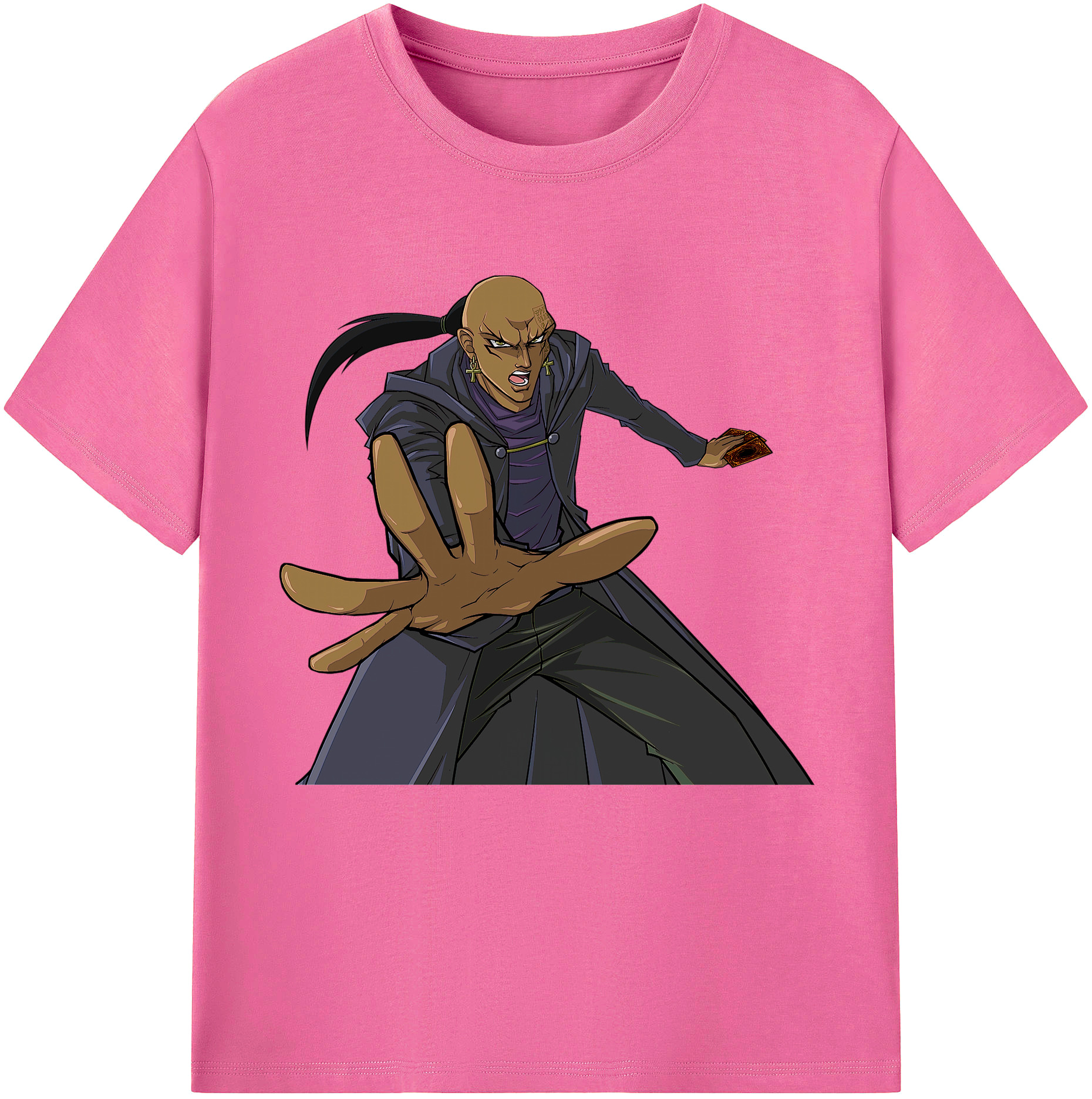 （画像用） 遊☆戯☆王 Yu-Gi-Oh! レディースカジュアルプリントTシャツ（綿100％）